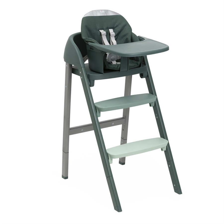 Chicco Hochstuhl Crescendo Up RE-LUX in Imperial Green mit verstellbarer Höhe und 5-Punkt-Gurtzeug - Bild 1