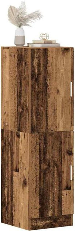 Küchenunterschrank in Altholz-Optik von vidaxl, Braun, Landhaus-Stil, B/T/H: 38 x 41,5 x 131,5 cm - Bild 1