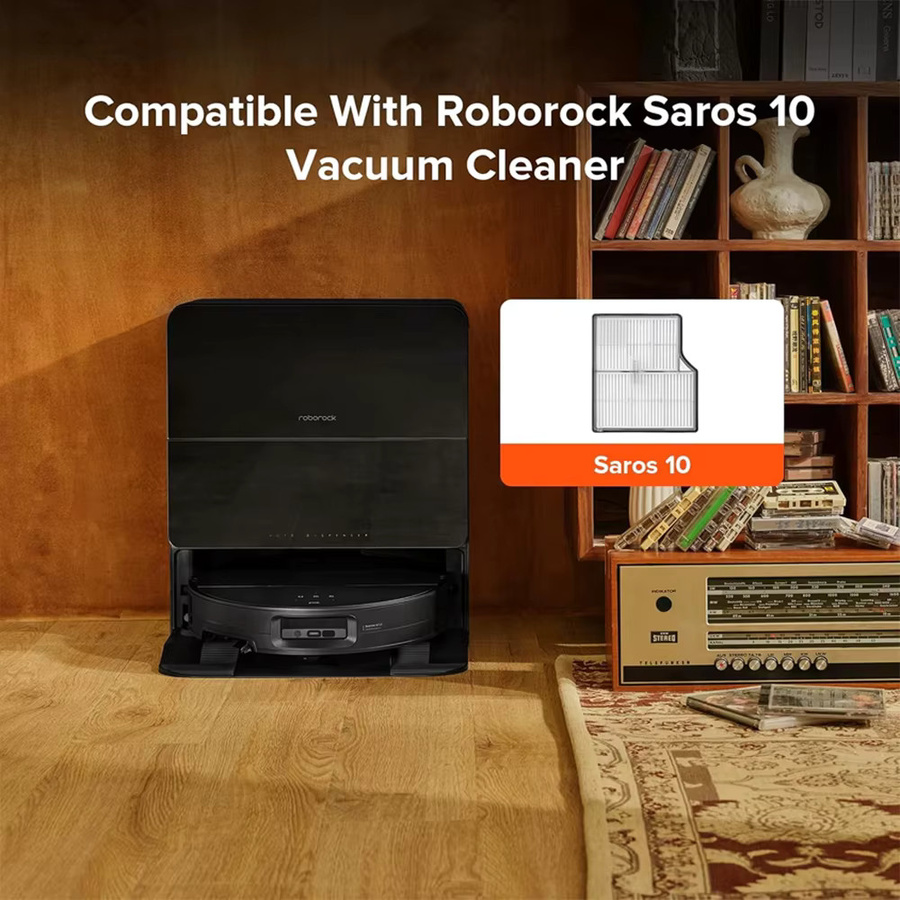 Roborock Saros 10 Waschbare Filterzubehörteile für Roboterstaubsauger in Weiß - Bild 2