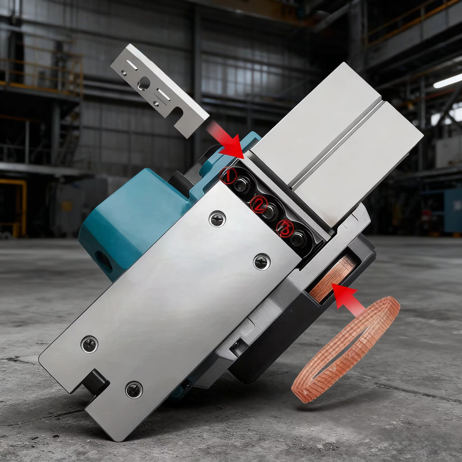 Wnew 1900B Hartmetall-Hobelmesser Ersatz für Elektrohobel, Breite: 82 mm, Farbe: Silber - Bild 2