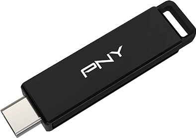PNY Elite X USB-C USB-Flash-Speicher, 64 GB, Schwarz - Bild 1