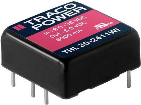 Traco Power THL 30-2413WI DC/DC-Wandler 15 V/DC 2.0A 30W in Schwarz - Bild 1