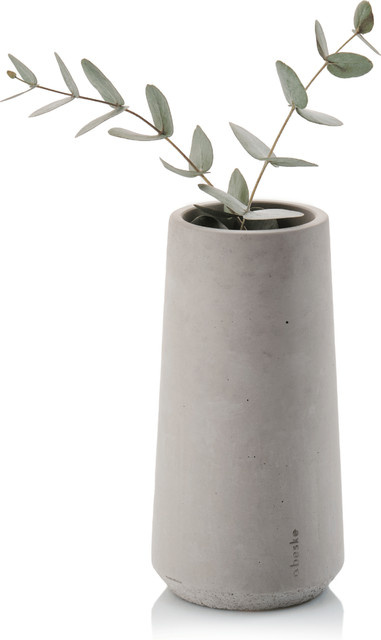 beske Vase Eiskar Parva grau konisch B/Ø/H: 8 x 8 x 20 cm - Bild 1