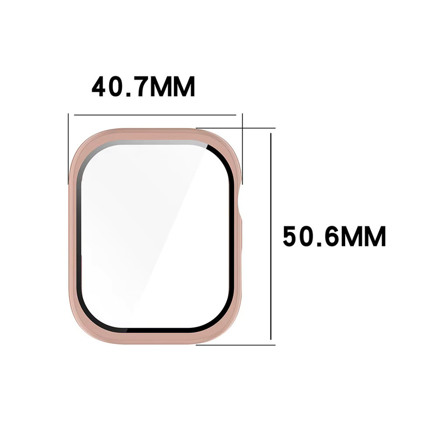 Arvin Schutzhülle für Huawei Uhr D2 mit gehärtetem Glas und Stoßstange in Pink - Bild 3