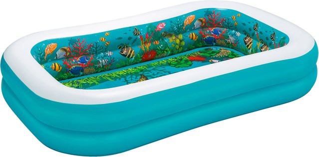 Bestway Family Pool 3D Abenteuer eckig B/T/H: 262 x 175 x 51 cm - Bild 1