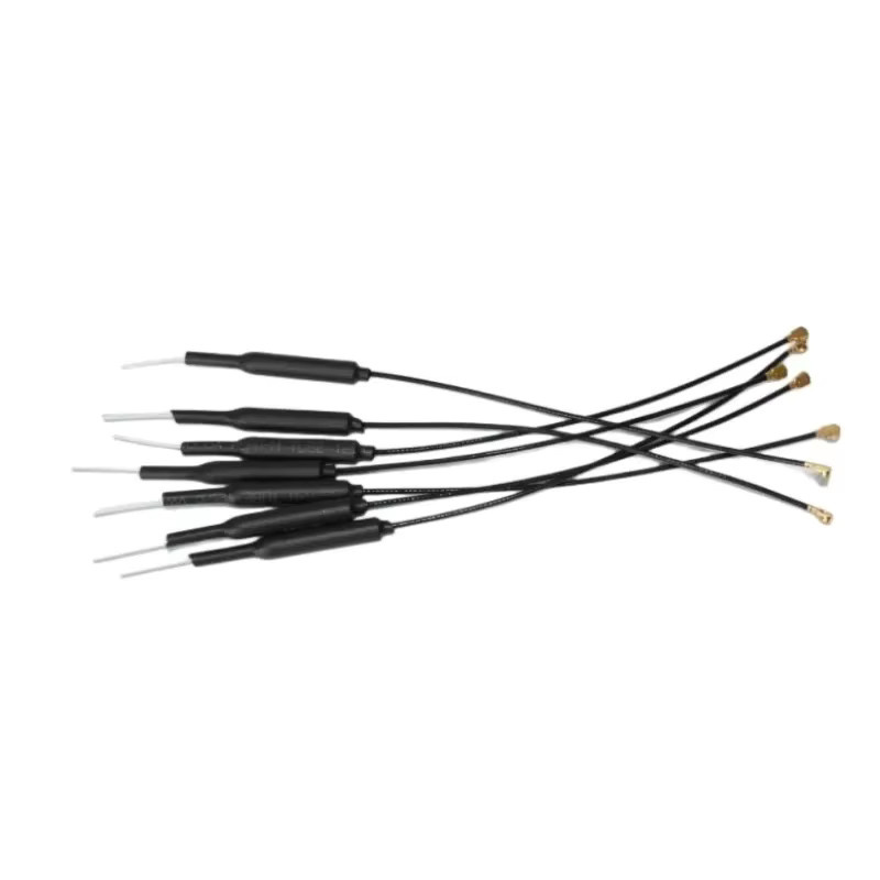 MKronRC 2,4 GHz Empfängerantenne mit 3 dBi Verstärkung und Kupferrohr in Schwarz, Länge: 150 mm, IPX/IPEX-Stecker für Flysky IA6B IA10B FrSky Futaba Radiolink Hitec JR TBS - Bild 1