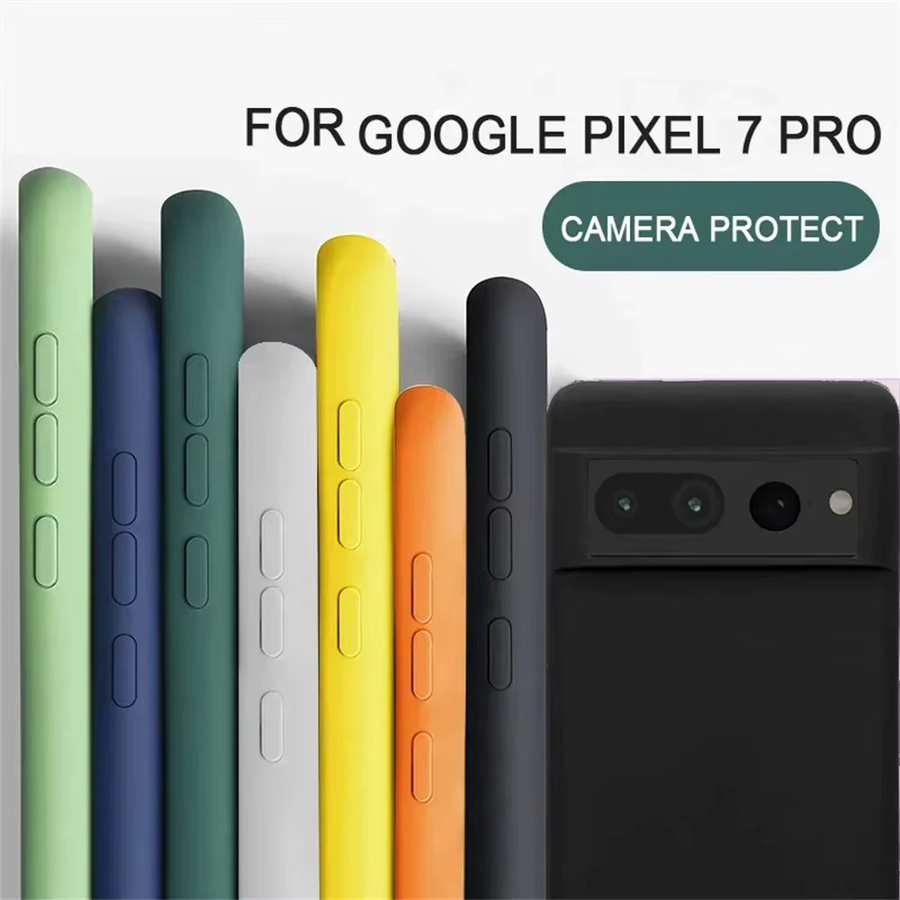 Stoßfeste Silikon-Schutzhülle für Google Pixel 9 9A 8 Pro 7 7A 6 6A in Grün - Bild 3