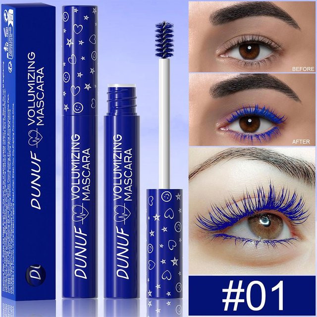 Weiße Wimperntusche, glänzend, wasserfest - Bild 1