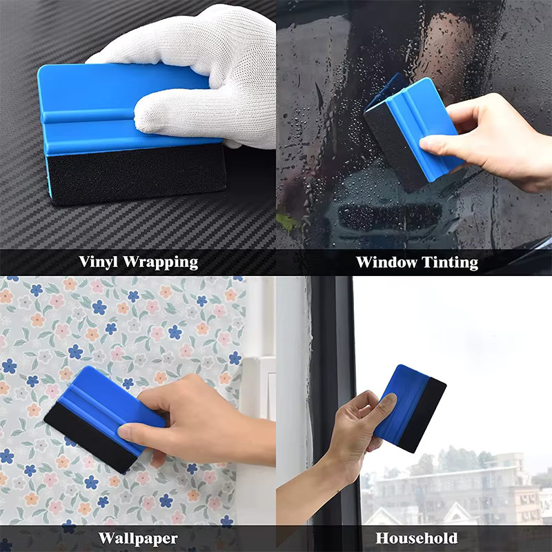 NeoWrap 12er Set Kunststoff Filzkante Rakel 4 Zoll für Vinyl Wrap und Fenster Tönung - Bild 4