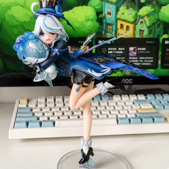 Bandai Genshin Furina Actionfigur, Kunststoff, Blau - Bild 1