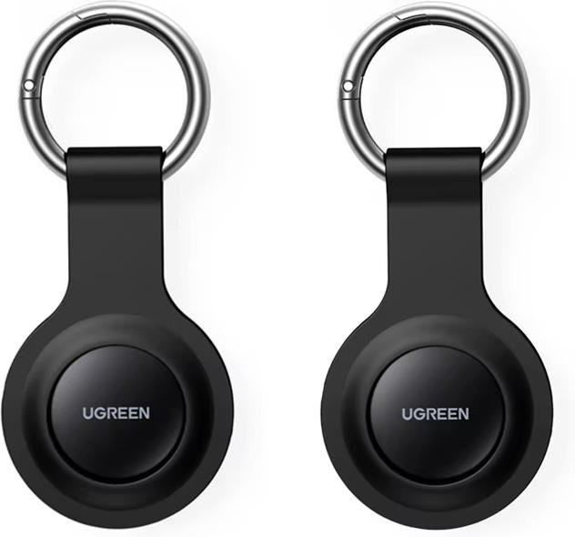 UGREEN Bluetooth Locator Apple-zertifizierter drahtloser Standort-Tracker, 2 Stück, Schwarz - Bild 1
