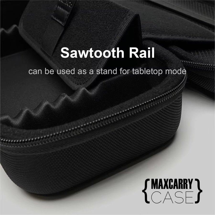 Skull & Co. MaxCarry Case Hartschalen-Aufbewahrungstasche für Nintendo Switch, Nintendo Switch OLED und Ayn Odin 2 Portal in Schwarz - Bild 2