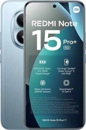 Xiaomi Redmi Note 15 Pro+ 5G Smartphone Glacier Blue 8 GB RAM 256 GB - Bild 7