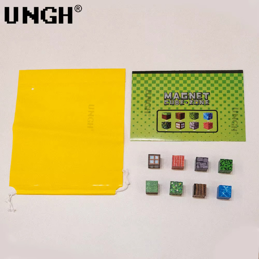 UNGH Magnetblock Baustein Magnet Puzzle, Bauset, 100-teiliges Set, ab 3 Jahre - Bild 2