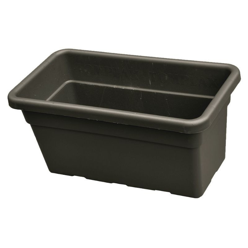 Pflanzkasteneinsatz T&J NATASCHA in Anthrazit, B/T/H: 60,0 x 32,0 x 26,0 cm - Bild 1