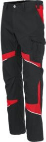 Kübler Damenhose ACTIVIQ cotton+ schwarz/mittelrot Gr. 36 - Bild 1