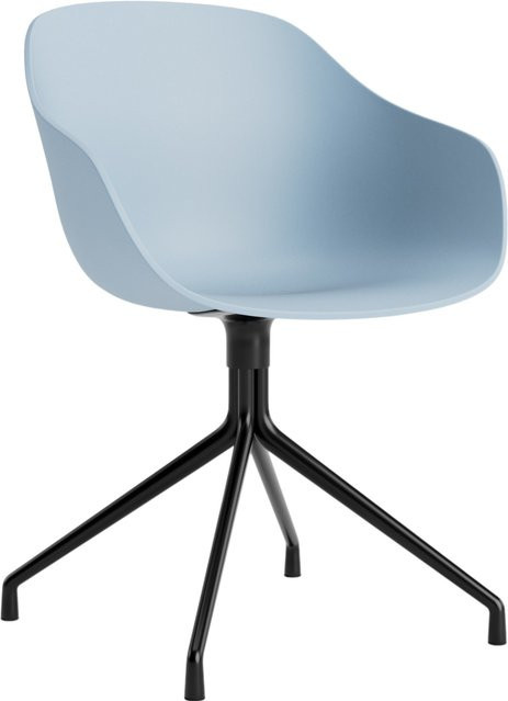 HAY About A Chair AAC 220 mit Armlehnen in Blau aus Aluminium - Bild 1