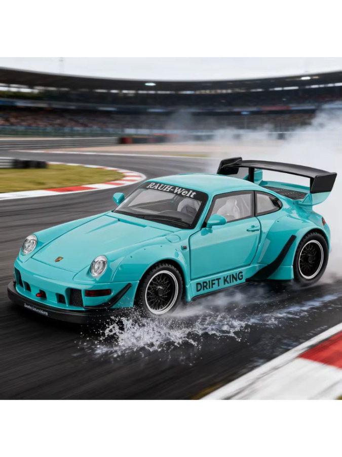 RWB 993 Hohe Simulation Legierung Racing Auto Modell Spielzeug, 1:22, Metall - Bild 3
