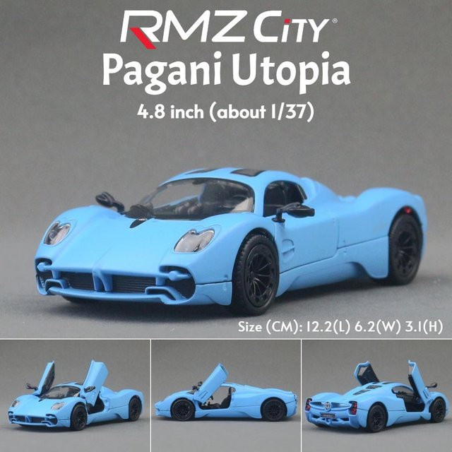 Linyi toy car Pagani Utopia Super Sport, Spielzeugauto Modell, 1:38, ab 14 Jahren - Bild 1