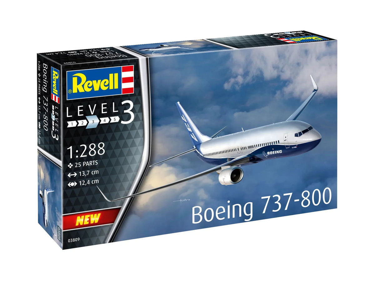Revell Boeing 737-800, Modellbau, 1:288, ab 10 Jahren - Bild 3