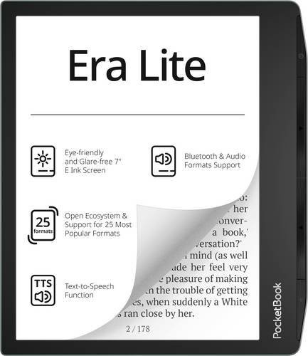 PocketBook Era Lite eBook-Reader mit 7 Zoll E-Ink Display, Bluetooth und USB-C in Schwarz oder Grün - Bild 1