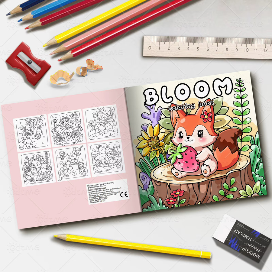 BLOOM Gemütliche Räume Malbuch für Erwachsene, 24 Seiten - Bild 3