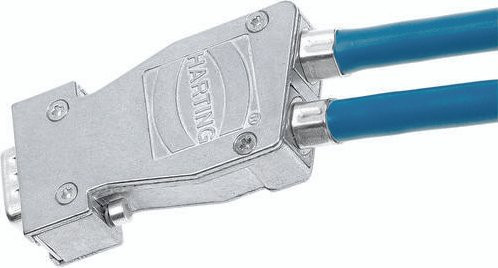 HARTING Schalengehäuse aus Zinkdruckguss in Silber, Artikelnummer 66 67 009 0346 - Bild 1