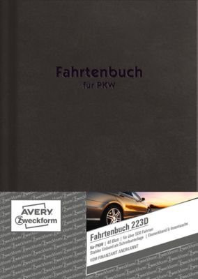 Avery Zweckform Fahrtenbuch 223D Hardcover in DIN A5 mit 48 Blatt - Bild 1