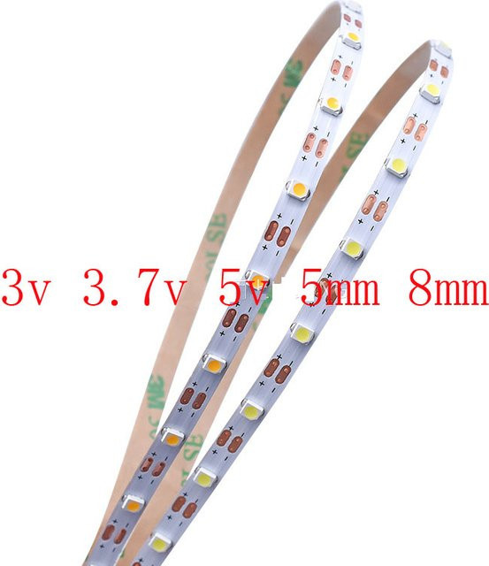 JOYPJLIT LED-Streifen Weiß, 5 m Länge, SMD, für Schmuckboxen, Make-up Spiegel und Bastelarbeiten - Bild 1