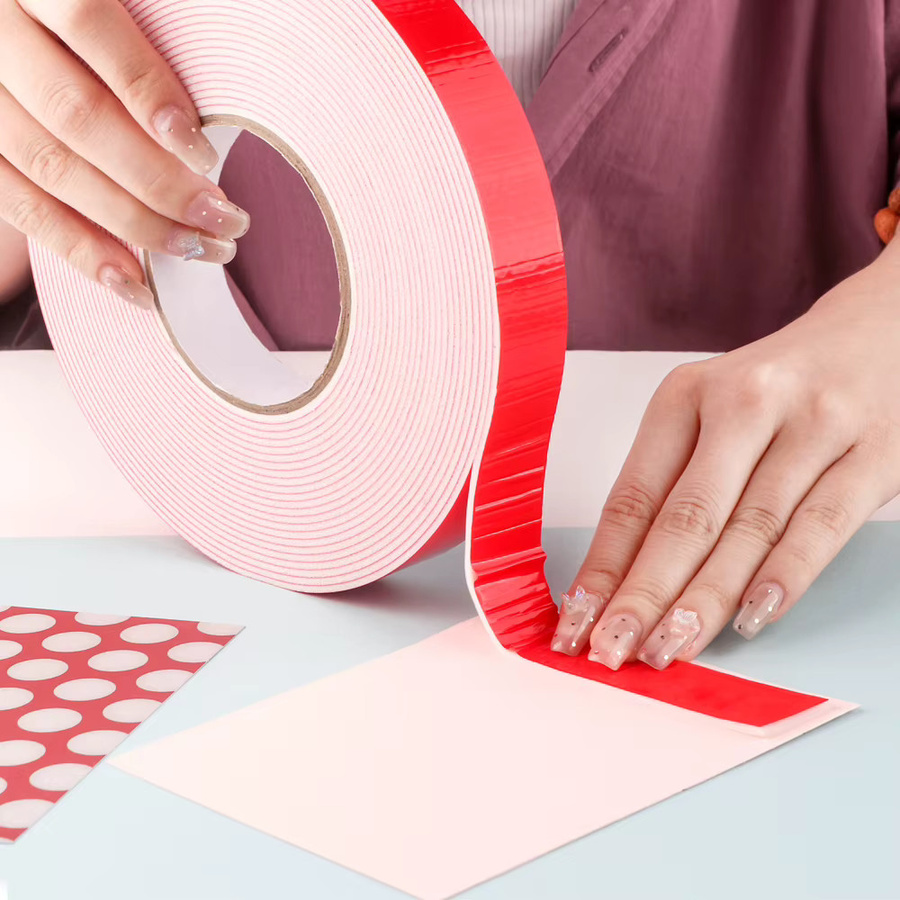 Doppelseitiges Schaum-Klebeband in 1mm, 2mm oder 3mm Dicke für DIY Scrapbook und 3D-Effekte - Bild 2