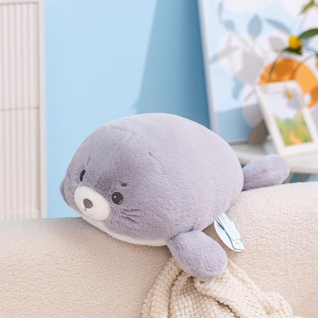Binchi Fitness Plüsch-Wassertier-Puppe, Weißer Wal, 60cm, ab 14 Jahre - Bild 1
