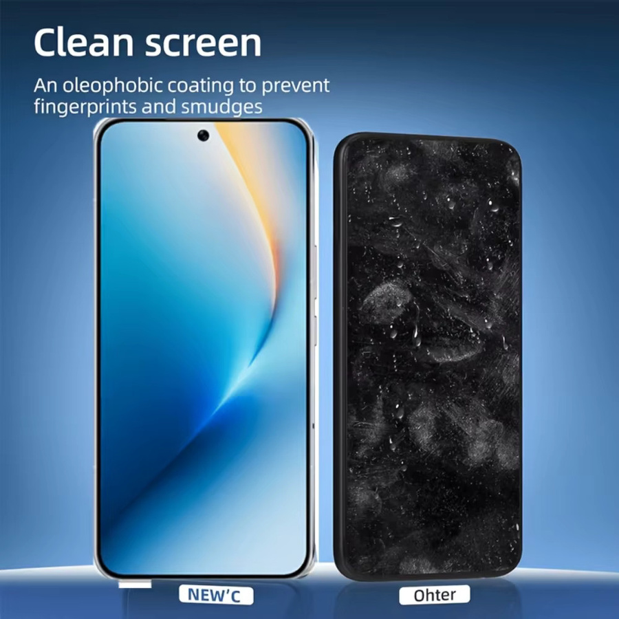 3 Stück Displayschutzfolien aus gehärtetem Glas für Xiaomi 17T 17 Pro Max 15 15T 14T 13T 12T 11T Pro, transparent, kompatibel mit Fingerabdruck-Entsperrung - Bild 3