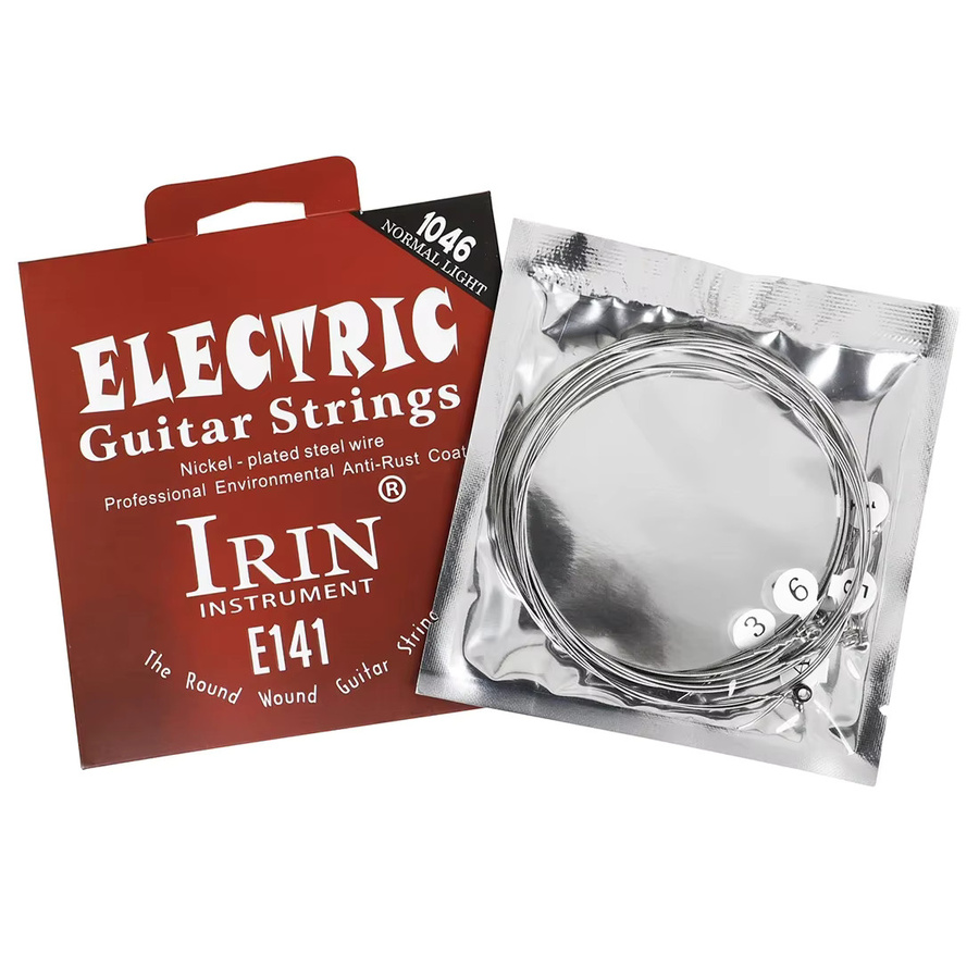 IRIN Elektrische Gitarrensaiten aus High Carbon Legierung und Nickelstahl in Silber - Bild 4