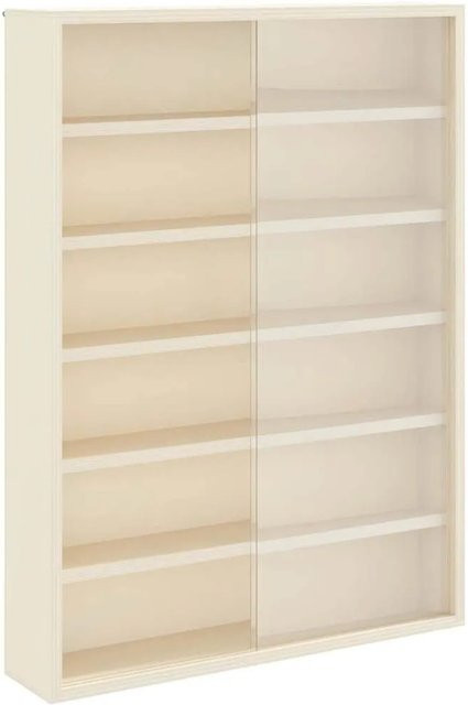 vidaXL Wanddisplay-Case mit Regal aus Sperrholz in Beige, B: 40 cm, T: 8,5 cm, H: 54 cm - Bild 1
