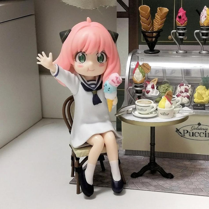 Fashnics Anime-Figur SPY×FAMILY Anya und Yor Forger aus PVC, Tischdekoration Modell in Multicolor, Höhe: 14 cm - Bild 4