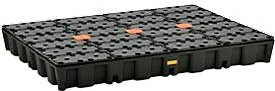 CEMO PE-Auffangwanne 250 HD aus Polyethylen mit PE-Rost in Schwarz - Bild 1