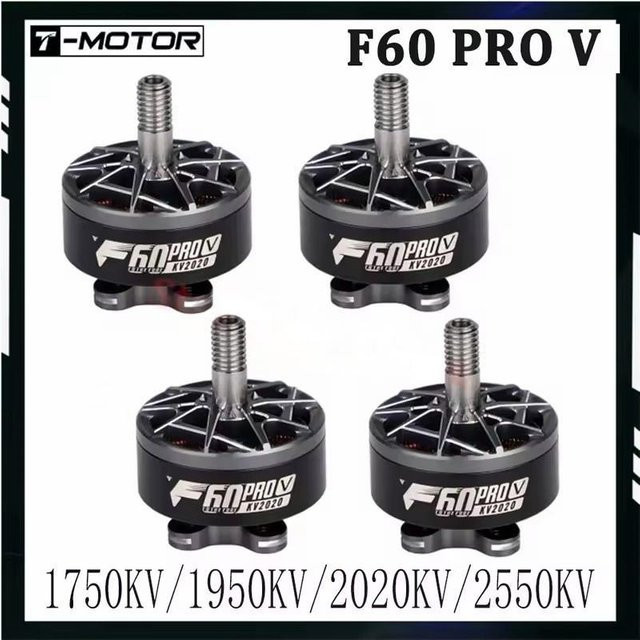 T-MOTOR F60 Pro V Bürstenloser Motor für RC FPV Drone Racing in Schwarz - Bild 1