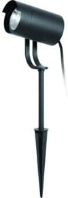 Megatron LED Gartenleuchte MT70803 Anthrazit mit Spieß und GU10 Leuchtmittel