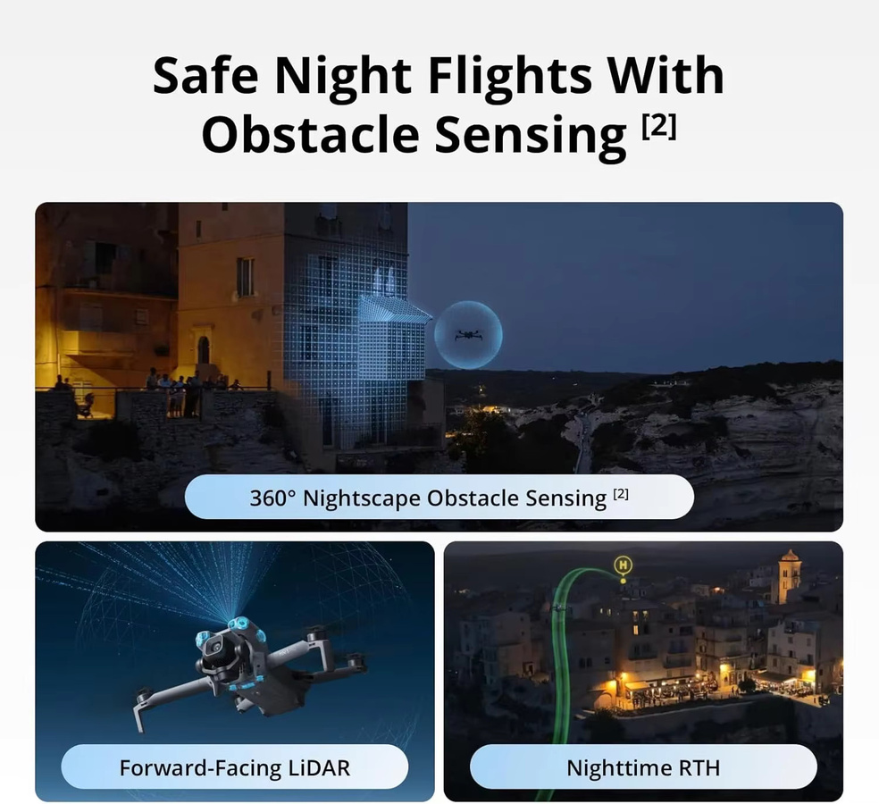 DJI Mini 5 Pro Ultraleichte faltbare Drohne in Grau mit 1 Zoll CMOS Kamera und omnidirektionaler Hinderniserkennung - Bild 4