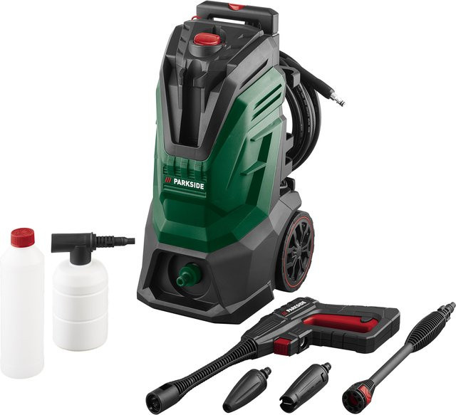 PARKSIDE Hochdruckreiniger PHD 135 H7 mit 3 Aufsätzen, Standard-Düse und 0,6-Liter Schaumkanone - Bild 1