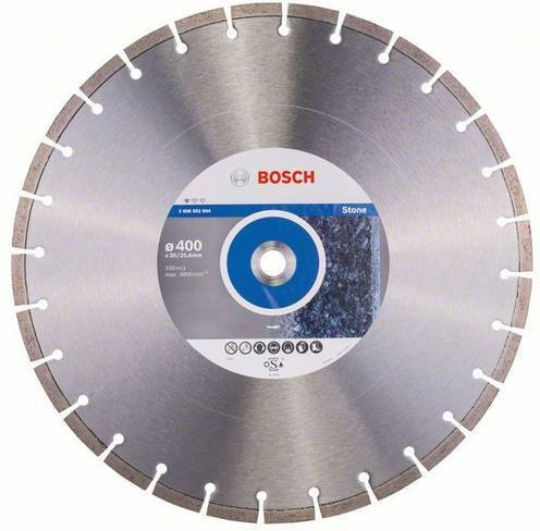 Bosch Diamanttrennscheibe Standard for Stone in Silber, Durchmesser: 400 mm - Bild 1