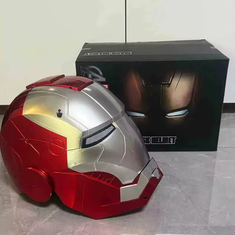 Bandai Marvel Iron Man Helm Mk5, Metall, mit LED Augen, ab 14 Jahren - Bild 4