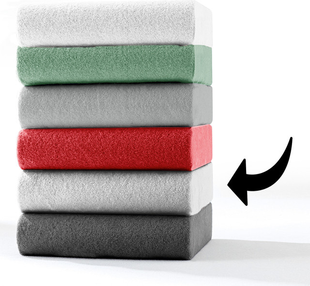 Dreamtex Polar-Fleece-Spannbetttuch aus Polyester, B/T: 90 x 100 cm, Höhe: 30 cm - Bild 1