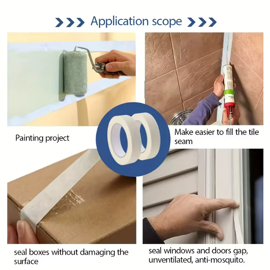 Weiße beschreibbare Abdeckbänder aus Papier für Gemälde und DIY-Projekte - Bild 4