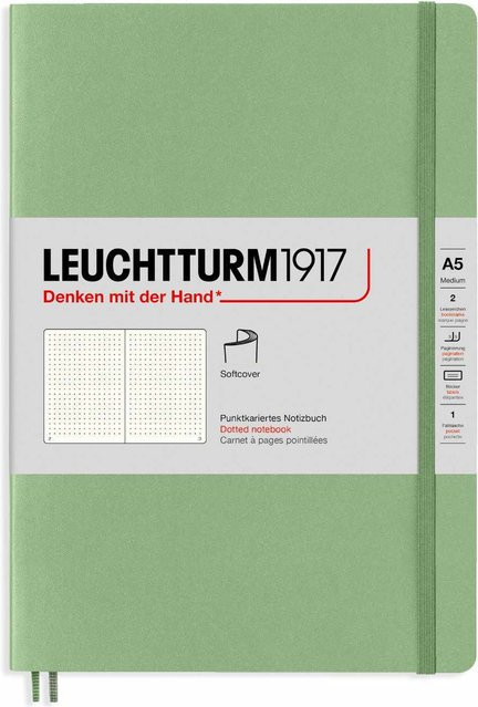 LEUCHTTURM1917 Notizbuch Medium Softcover A5 dotted in Salbei - Bild 1