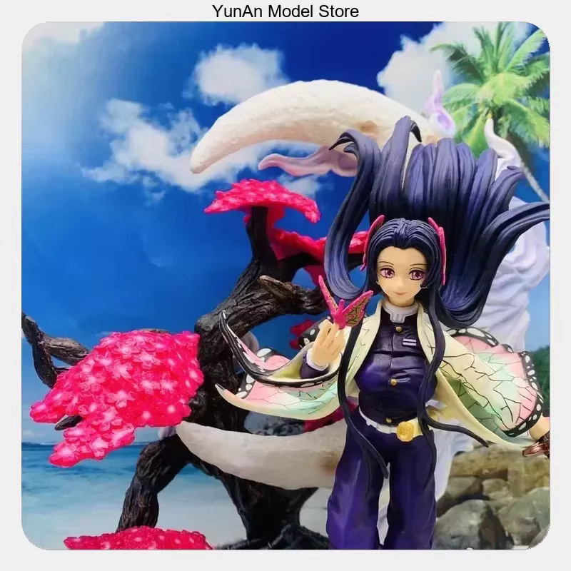 Bandai Demon Slayer Kocho Shinobu, Anime-Figur Statue, mit Beleuchtung - Bild 4