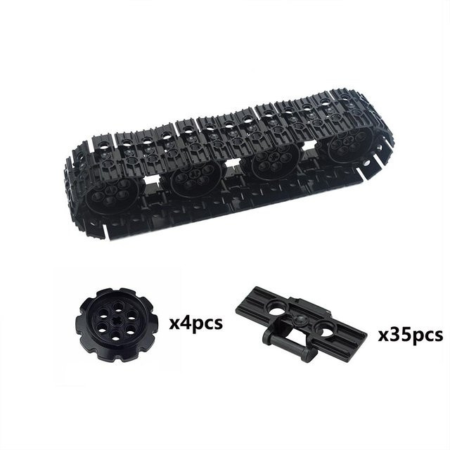 MOC Technischer Caterpillar Panzerketten Bausteine, ab 6 Jahren - Bild 1