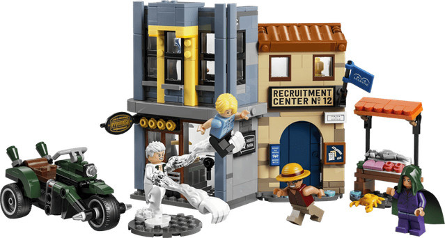 LEGO One Piece Showdown mit Kapitän Smoker Konstruktionsspielzeug - Bild 2