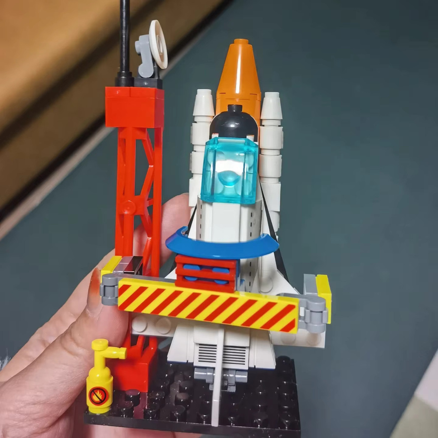 Mini Space Shuttle Bausteinspielzeug, Raumschiff Rakete, ab 6 Jahren - Bild 4