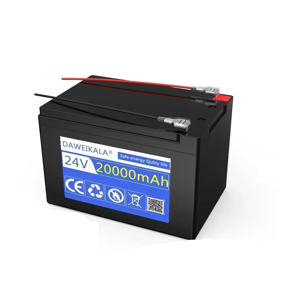 DAWEIKALA 24V 20Ah Lithium-Ionen-Batteriepack in Schwarz inklusive 27,2V 2A Ladegerät für Elektrofahrzeuge und Solarenergie - Bild 2